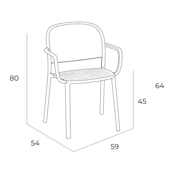 SILLA TRENA ARMCHAIR