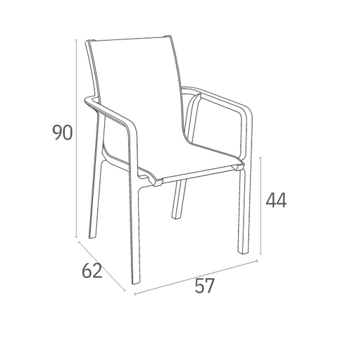 SILLA PACIFIC ARMCHAIR