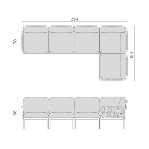 SOFA KOMODO 5