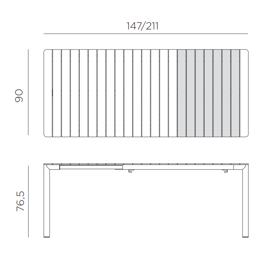MESA TEVERE 147 EXT.